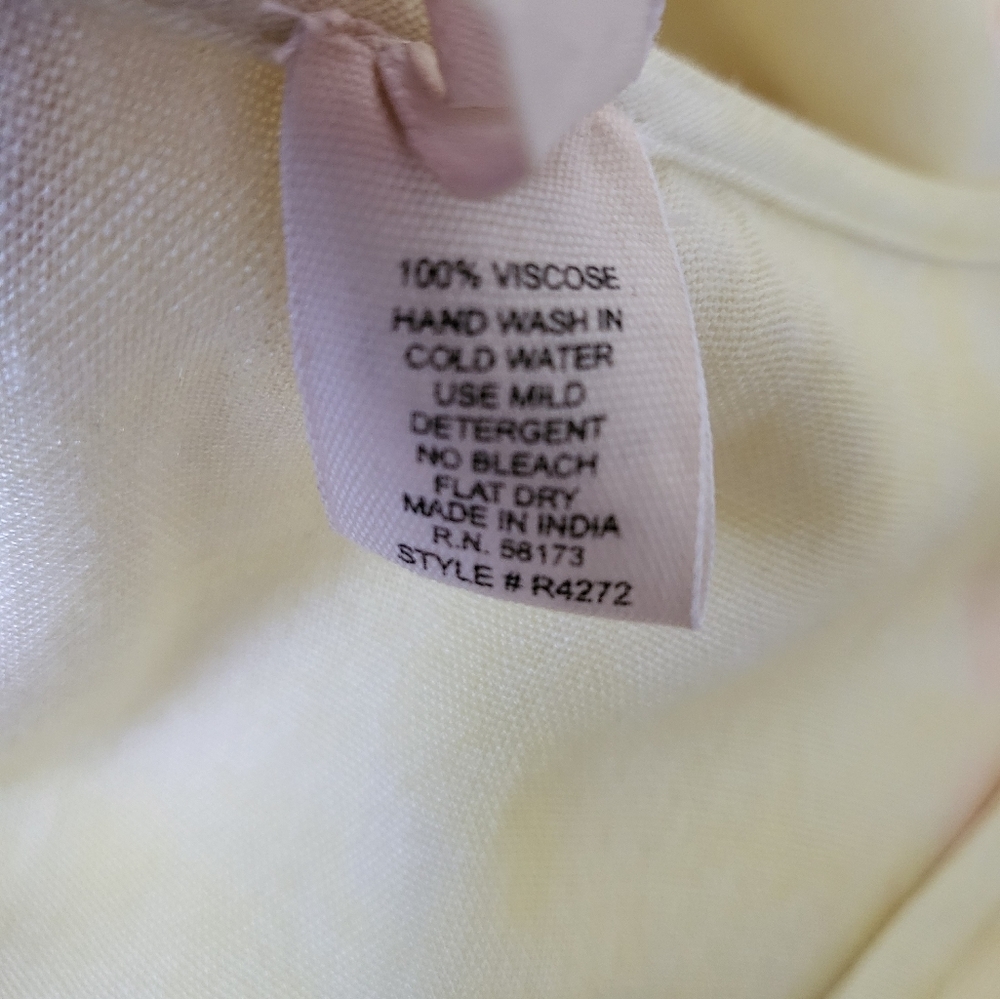 Raga Sunsets By The Beach Boho tie dye maxi dress in yellow Size S New‎ - Picture 7 of 8